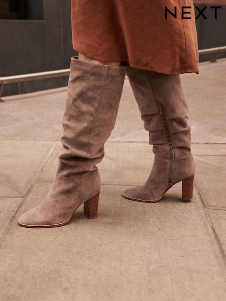 Taupe Forever Comfort® Knee High Slouch Boots (M95243) | €9