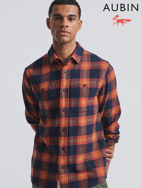 Aubin Crowle Flannel Shirt (M95942) | €34