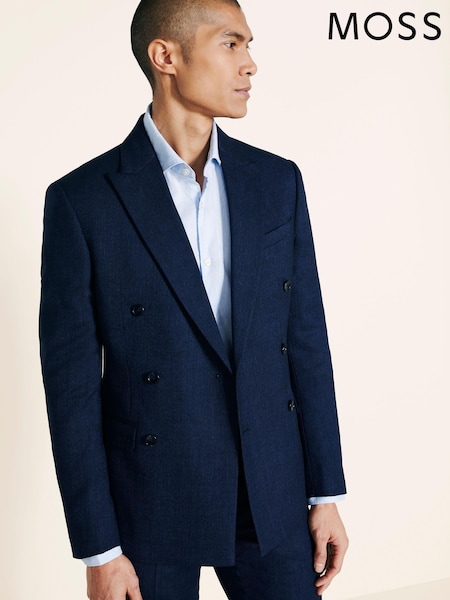 MOSS Blue Slim Fit Twisted Suit (M95998) | €89