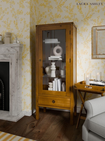 Laura Ashley Honey Gold Balmoral One Door One Drawer Display Unit (M96706) | €1,128