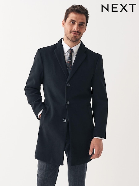 Black Epsom Smart Overcoat (M96765) | 235 QAR