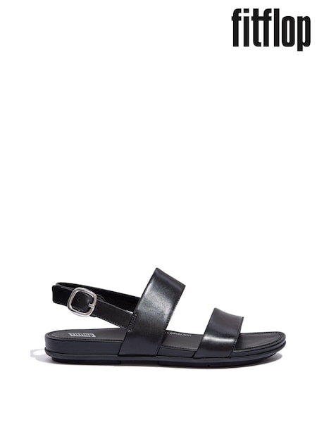 FitFlop Gracie Leather Back Strap Sandals (M97138) | OMR27