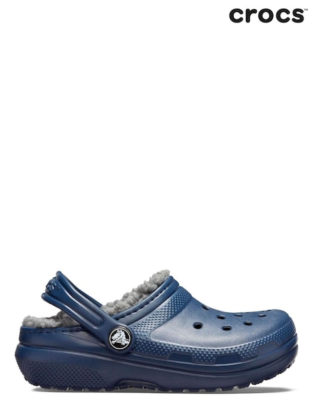 Albastru - Sandale tip saboți căptușiți cu Unisex pentru copii mici Crocs (M97747) | 107 LEI - 143 LEI