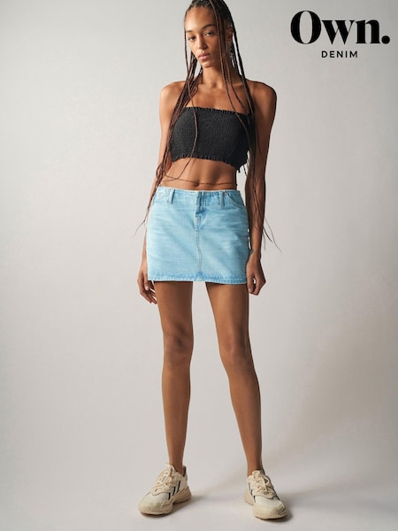 Own. Super Low Waist Denim Mini Skirt (M97870) | €16