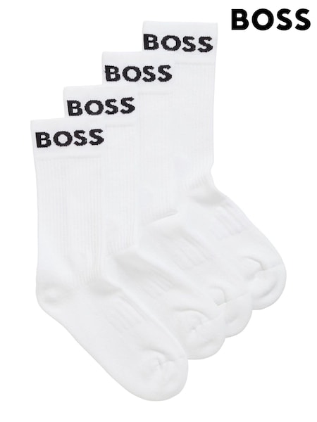 BOSS White Sport Socks 2 Pack (M98140) | 91 QAR