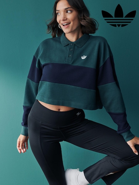 adidas Originals Green Class of '72 Crop Crew Sweatshirt (M99444) | €34