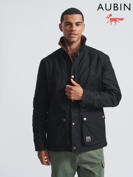 Черный - Aubin Crawley Wax Jacket (M99749) | €343
