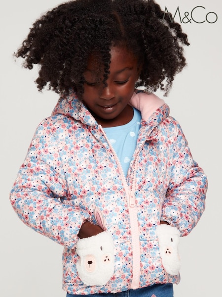 M&Co Pink Ditsy Bunny Coat (MV3477) | 18 € - 20 €