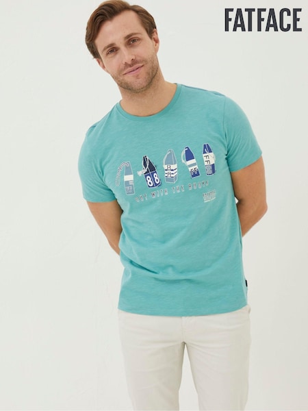 FatFace Green Out With The Buoys T-Shirt (N00930) | €17.50