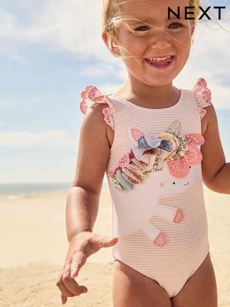 Gelb/Gänseblümchen - Frill Swimsuit (3mths-7yrs) (N01180) | 12 € - 14 €