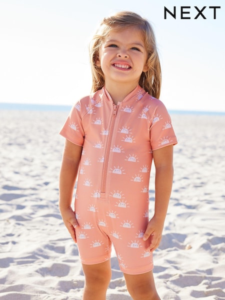 Rust Brown Sunsafe Swimsuit (3mths-7yrs) (N01184) | €13 - €15