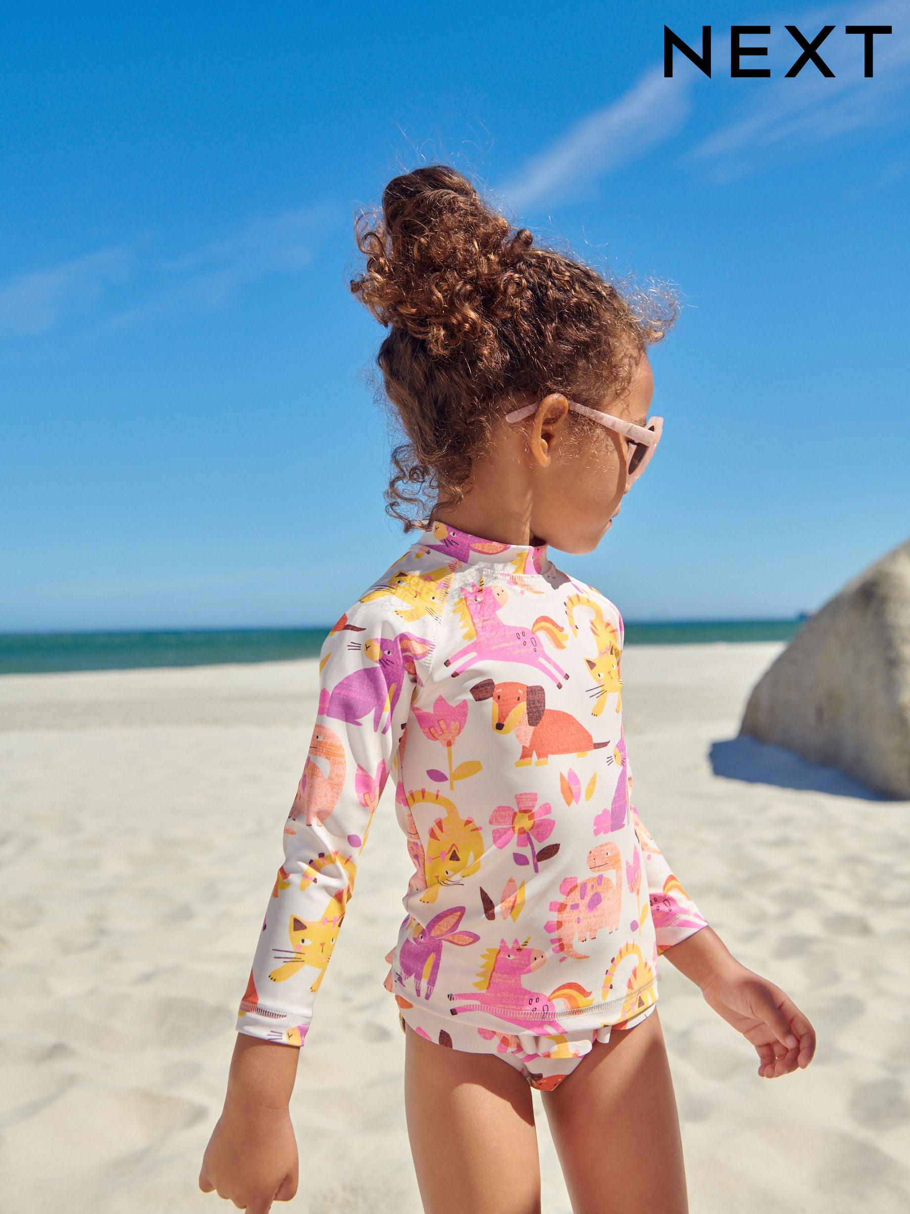 Girls sunsafe swimwear on sale