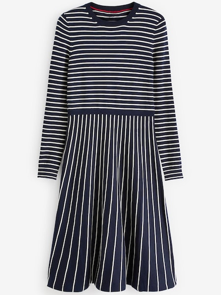 Boden Blue Maria Knitted Midi Dress (N01300) | €51