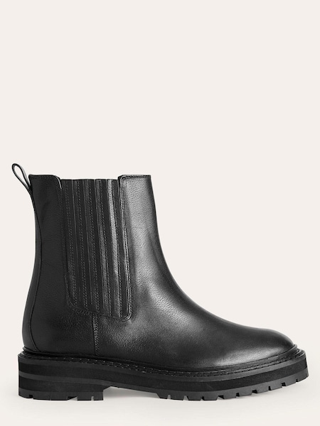 Boden Black Sadie Chunky Chelsea Boots (N01335) | €79