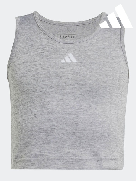 adidas Grey Kids Luxe Crop Top (N01487) | AED58
