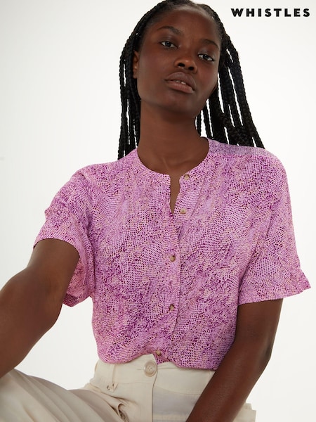 Diagonal Snake Maisie Top (N01653) | €28