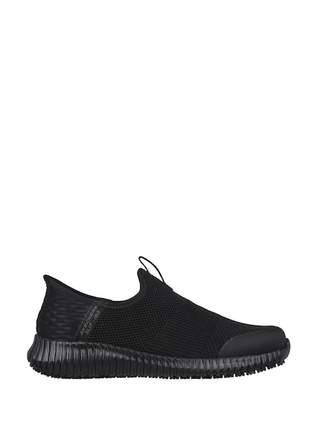 Skechers Black Work Womens Cessnock Slip In Slip Resistant Trainers (N02439) | €77