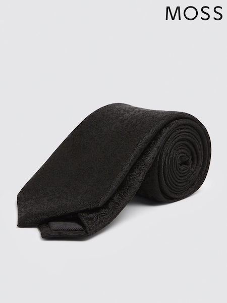 MOSS Black Oxford Silk Tie (N02533) | 1,802 UAH