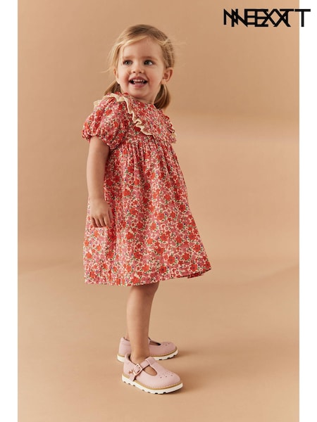 Ditsy - Lace Trim Dress (3mths-7yrs) (N02841) | € 12 - € 15