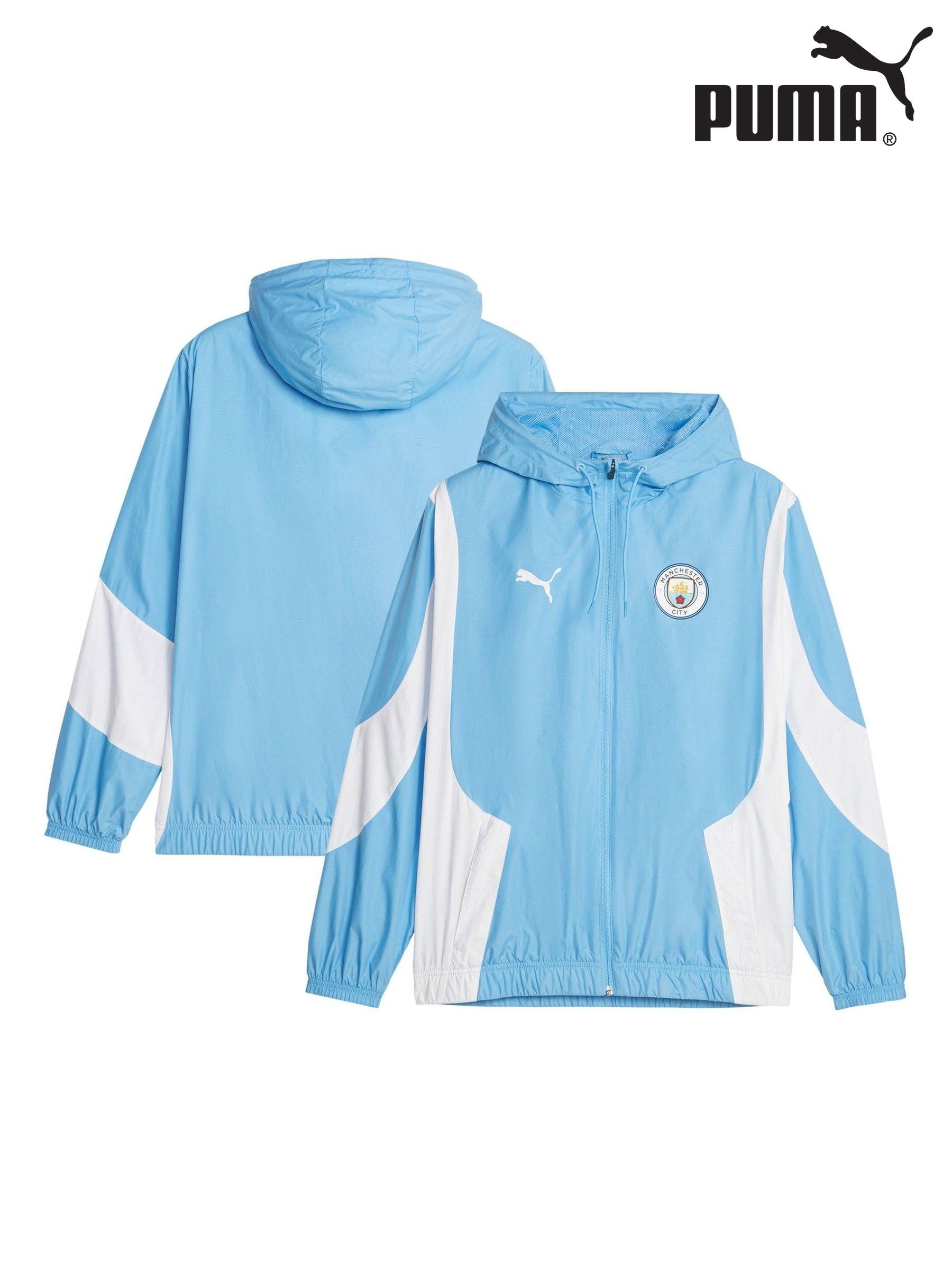 Women s Puma Blue Zip Through Coatsandjackets Next Luxembourg