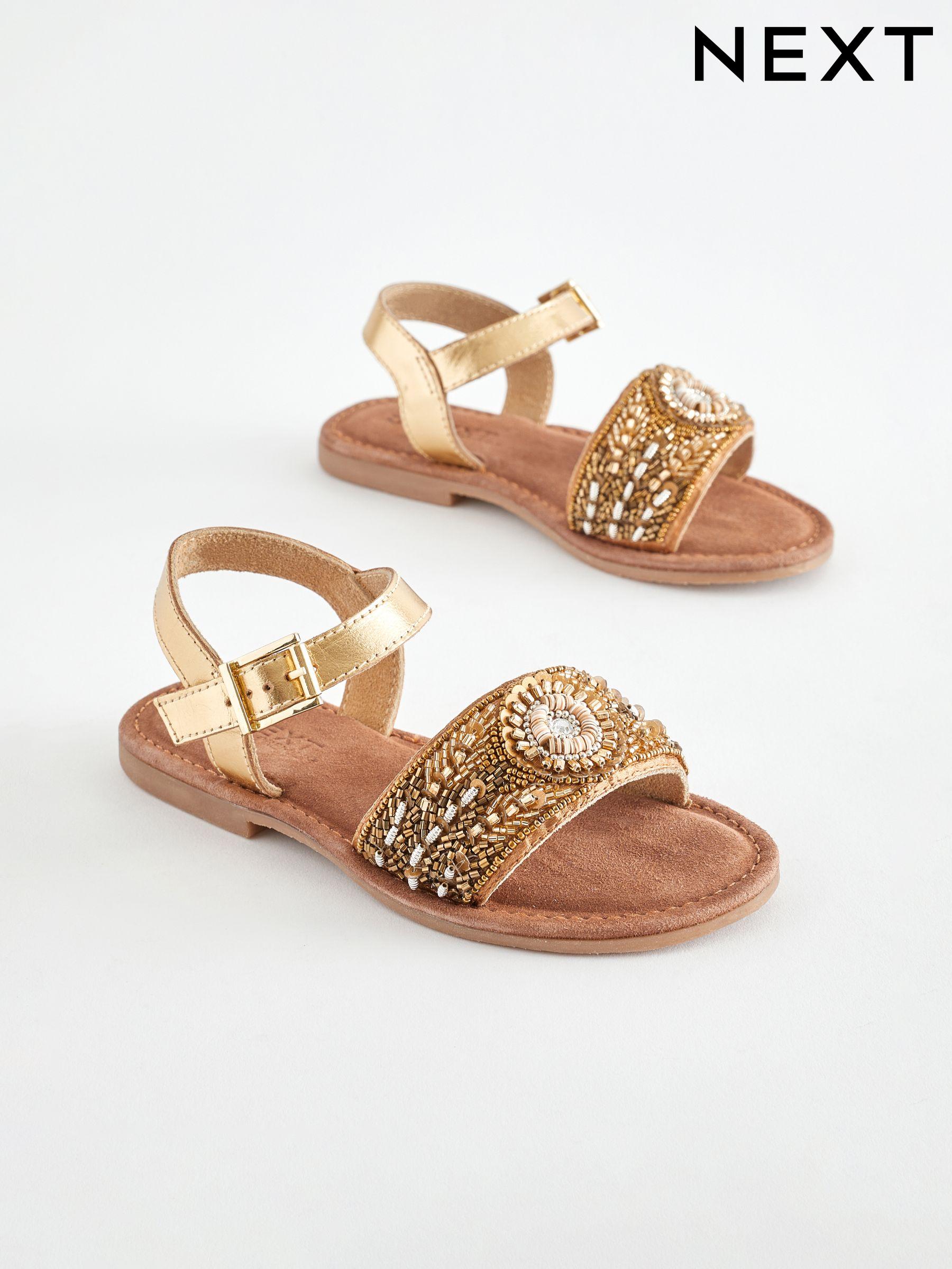Gold sandals sale cheap