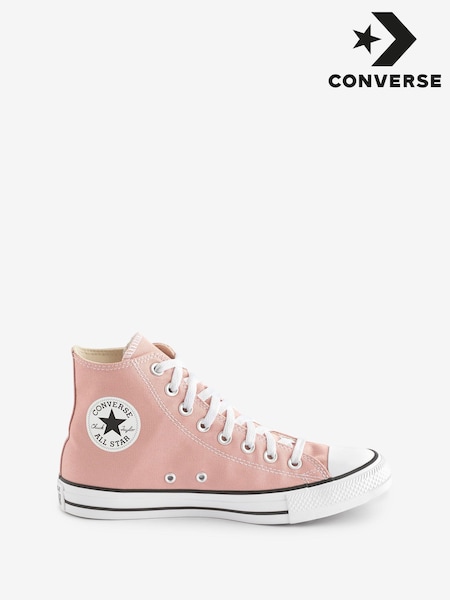 Converse Light Pink Chuck Taylor All Star High Trainers (N04736) | AED189