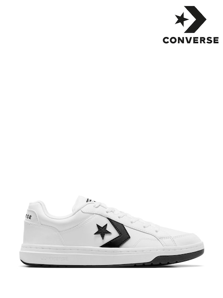 Converse White/Black Pro Blaze Low Top Trainers (N04883) | €79
