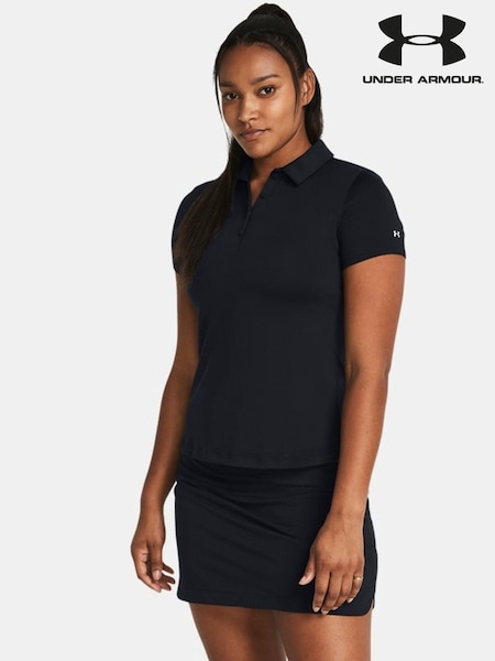 Under Armour Black Small Golf Play Off Logo Polo Shirt (N05280) | €60