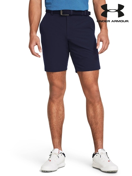 Under Armour Navy Golf Tech Taper Shorts (N05311) | AED262