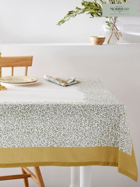 Morris & Co. Standen 100% Cotton Tablecloth (N05313) | €79