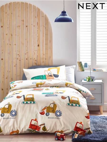 Ecru Diggers Duvet Cover and Pillowcase Set (N05387) | $25 - $27