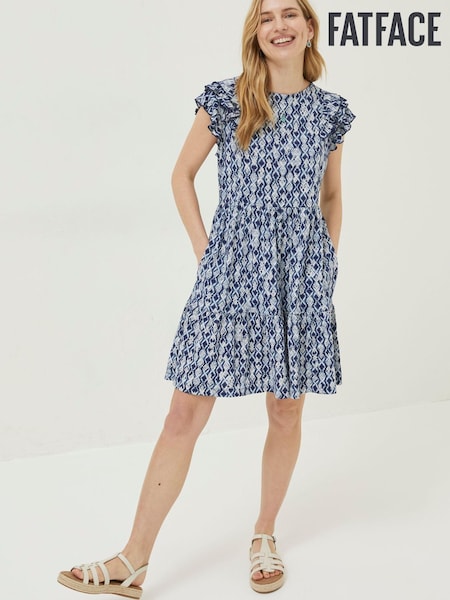 FatFace Laurie Geo Jersey Dress (N05408) | 38 €