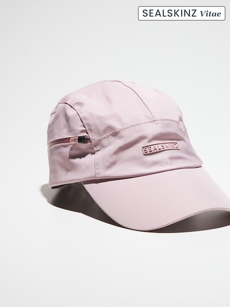 Rosa - Sealskinz Scole Waterproof Zipped Pocket Cap (N05548) | kr740