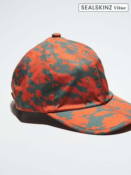 Orange/Druck - Sealskinz Salle Waterproof Foldable Peak Cap (N05581) | 47 €