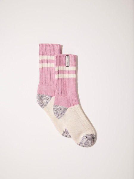 Sealskinz Womens Cawston Bamboo Mid Length Colour Blocked Socks (N05585) | AED42