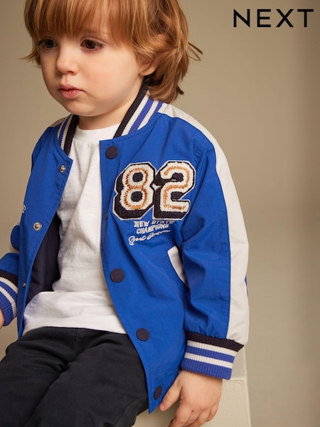 Kobaltno modra - Varsity Jacket (3mths-7yrs) (N05679) | € 19 - € 23