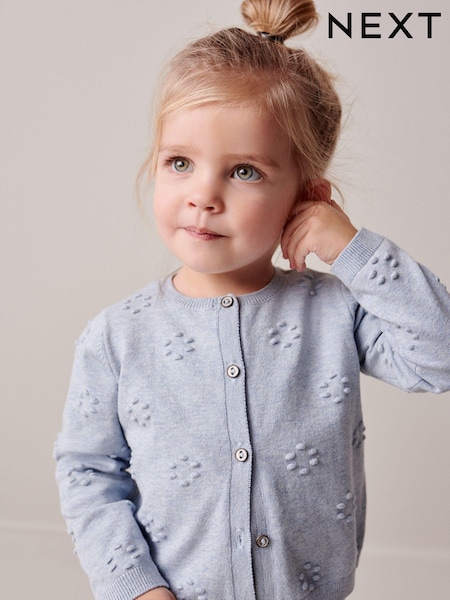 Svetlo modra - Bobble Cardigan (3mths-10yrs) (N05829) | € 10 - € 13
