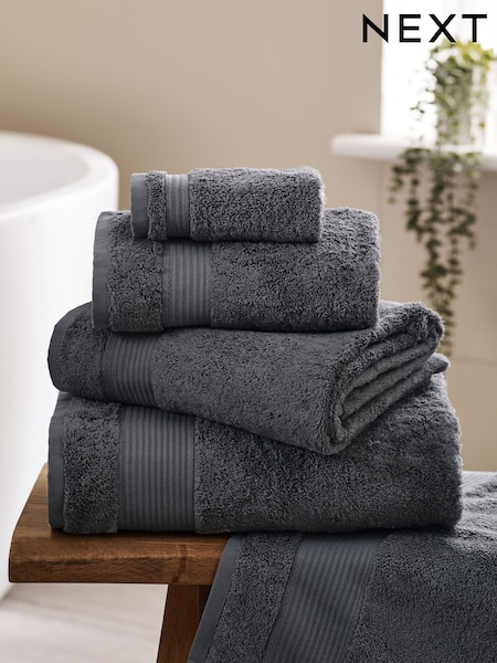 Grey Charcoal Egyptian Cotton Towel (N06153) | $11 - $55