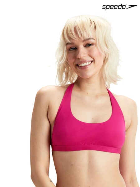 Speedo Pink Womens Quick Drying Convertible Bikini Top (N06209) | €14