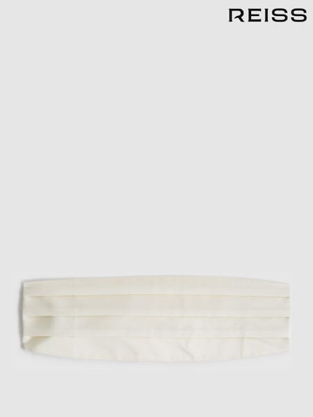 Reiss Ivory Cameron Silk Cummerbund (N06896) | €99
