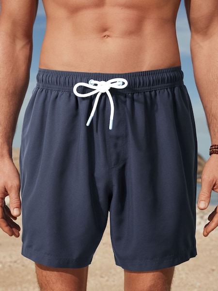 Navy Blue Plain Essential Swim Shorts (N06966) | €6