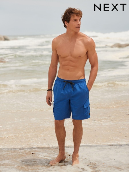 Cobalt Blue Utility Swim Shorts (N06971) | €6