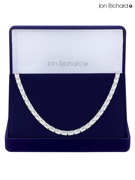 Jon Richard Cubic Zirconia Baguette Toggle Choker Necklace- Gift Boxed (N07124) | 66 €