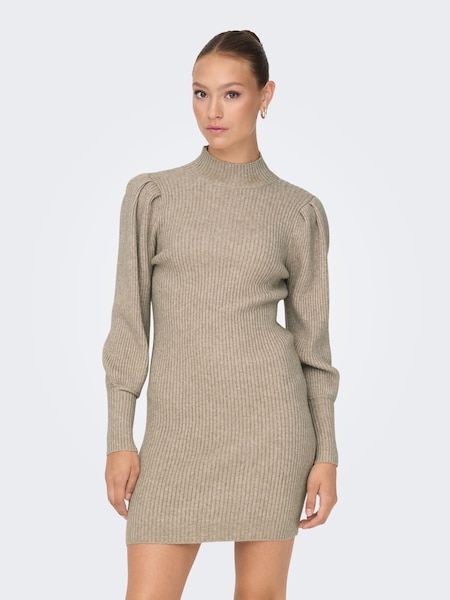 Maro - Rochie tip pulover tricotată cu mâneci bufante ONLY (N07176) | 150 LEI