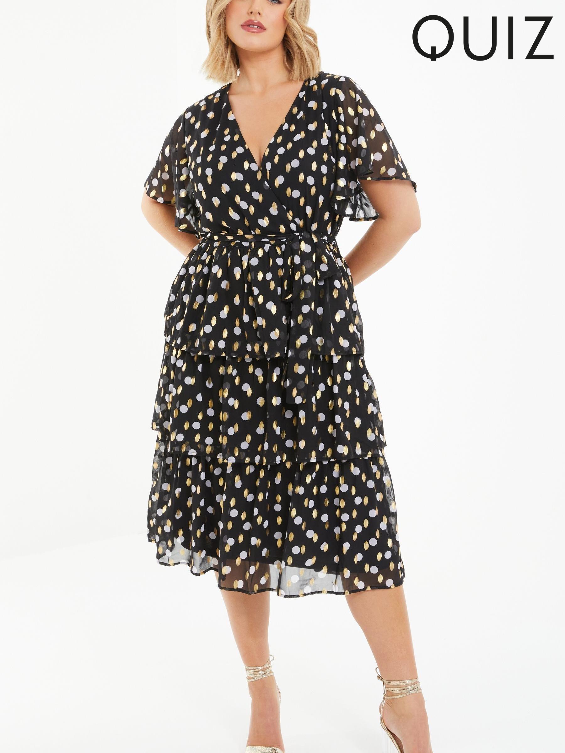 Women s Quiz Midi Curve Wrap Dresses Next Lithuania