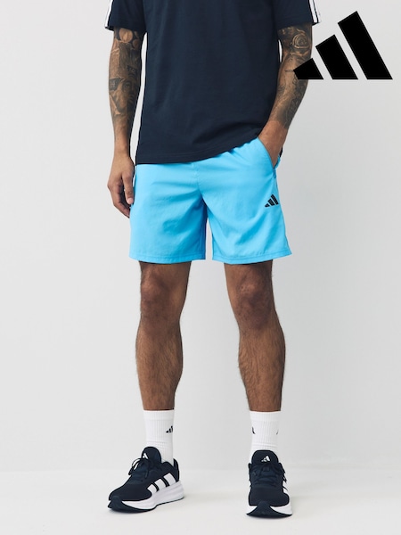 adidas Light Blue Train Essentials Woven Training Shorts (N07282) | R$ 225