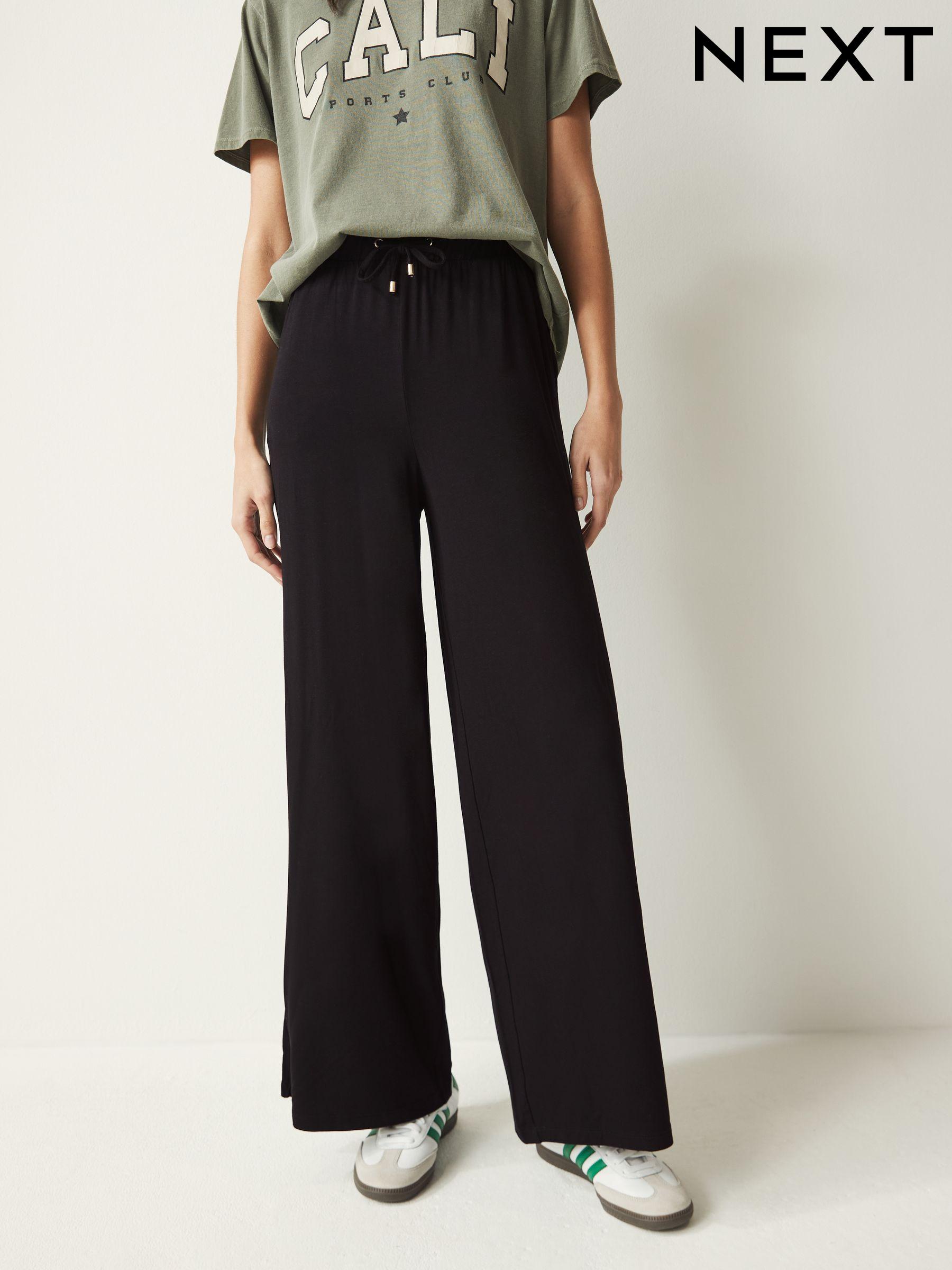 Women s Black Petite Trousers Next Oman
