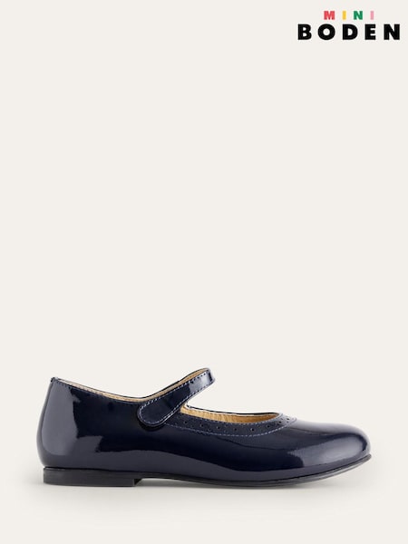 أزرق - Boden Leather Mary Shoes (N07399) | ‏124 ر.س.‏ - ‏140 ر.س.‏