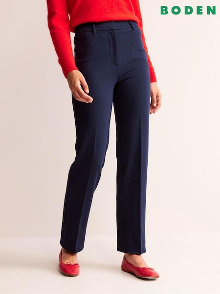 Boden Blue Pimlico Jersey Trousers (N07429) | €37