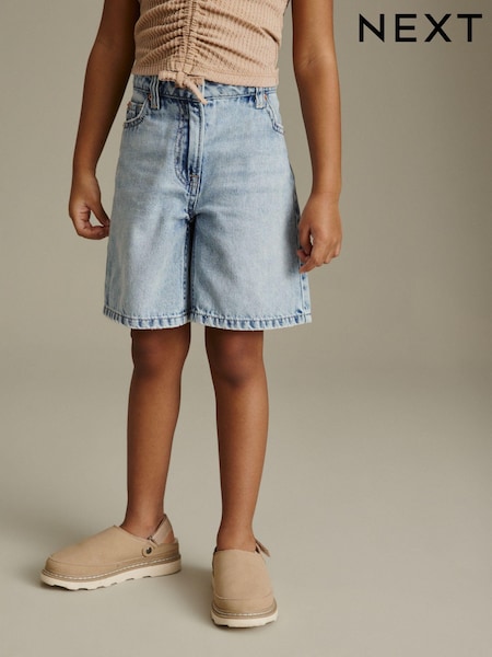 Mid Blue Denim Longline Shorts (3-16yrs) (N07556) | €7.50 - €10.50